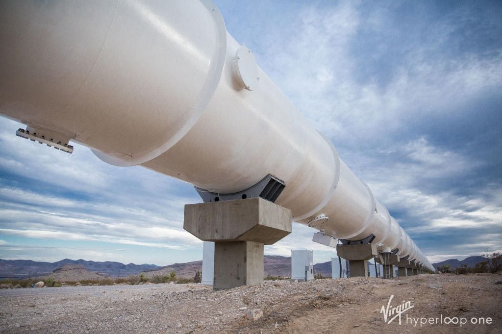 Virgin Hyperloop Nevada Test Track 