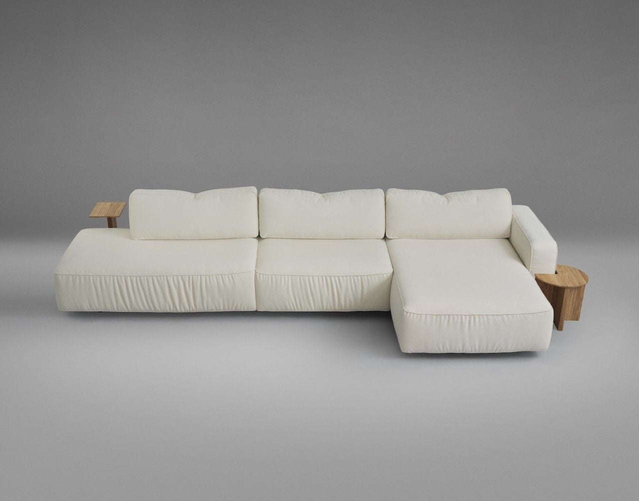 Note Design Studio's Supersoft Modular Sofa for Fogia reminds us of a cozy modern cloud. 