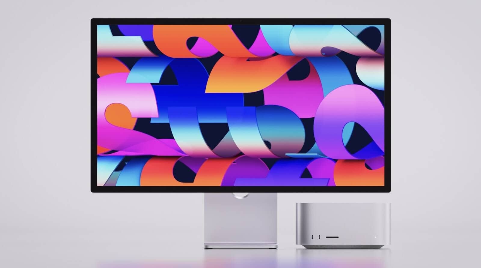 Mac Studio computer and Studio display, recently revealed by Apple at their 2022 