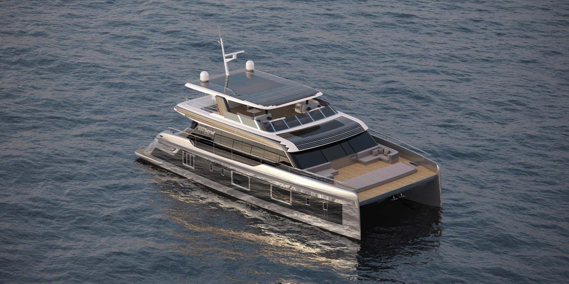 Sunreef Yachts' sleek eco-catamarans. 