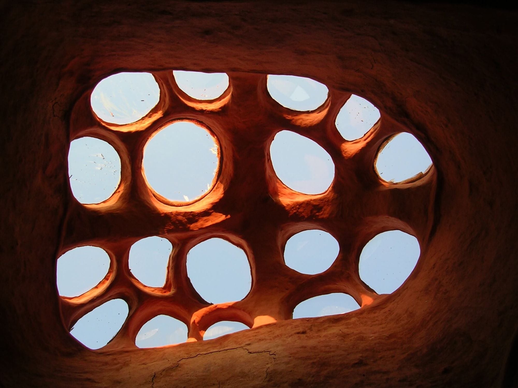 This skylight is just one of Casa Terracotta's many quirky details 