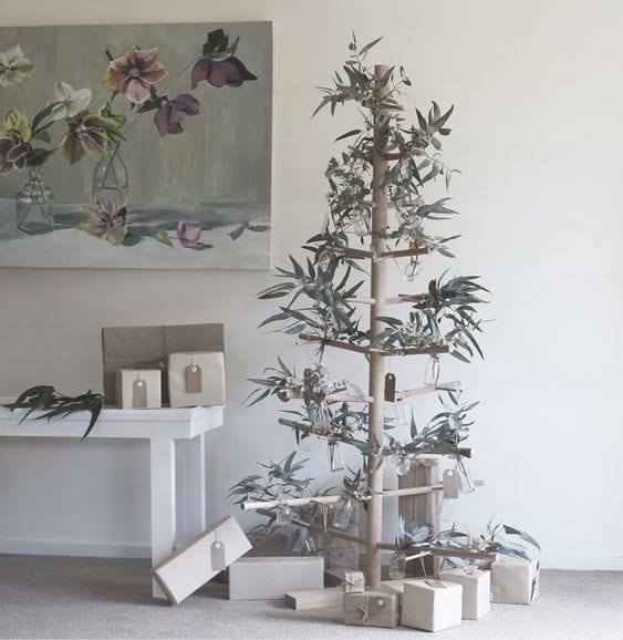 Wooden Dowel Christmas Tree from Etsy