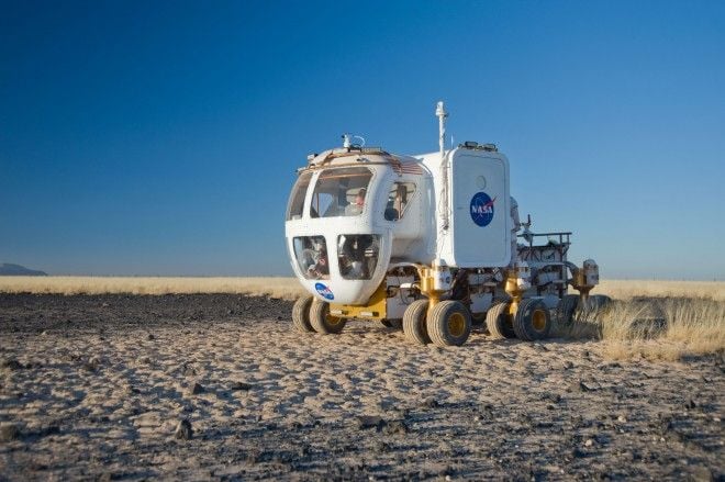 NASA's Lunar Electric Rover was a similar pressurized LTV concept that was ultimately scrapped.