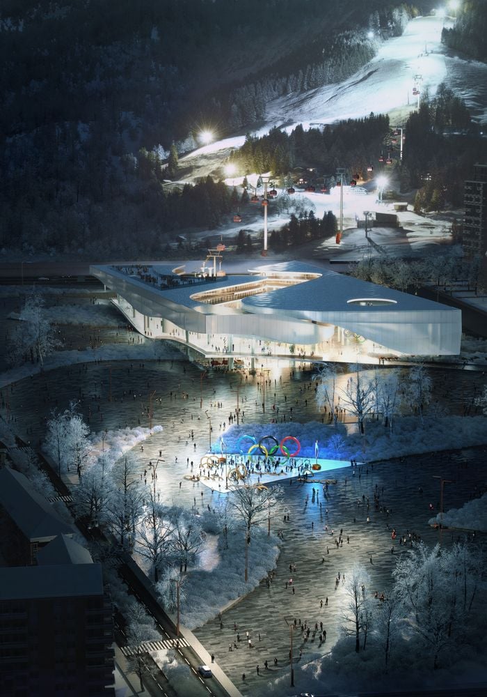 Beijing's new Winter Olympic Museum will feature a fully functional ski slope.