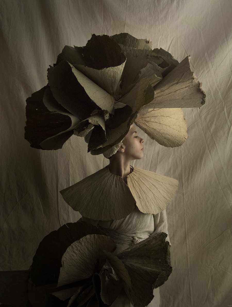 Alejandra Giraud's surreal clothing creations use natural textiles to create impossible textures.