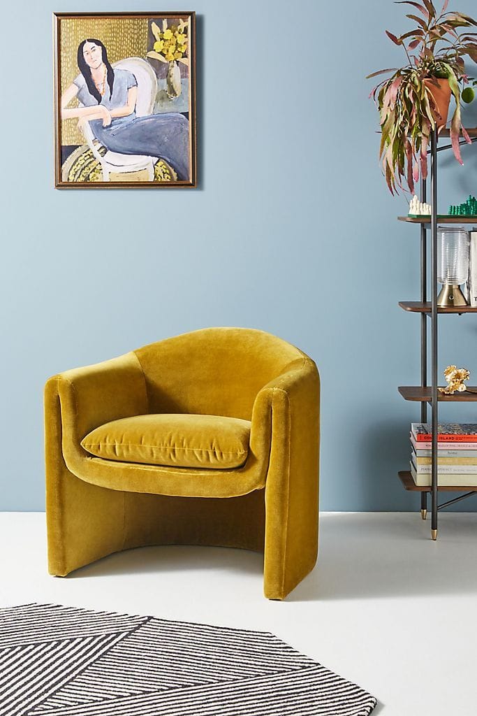 Pieces from Anthropologie's furniture collection. 