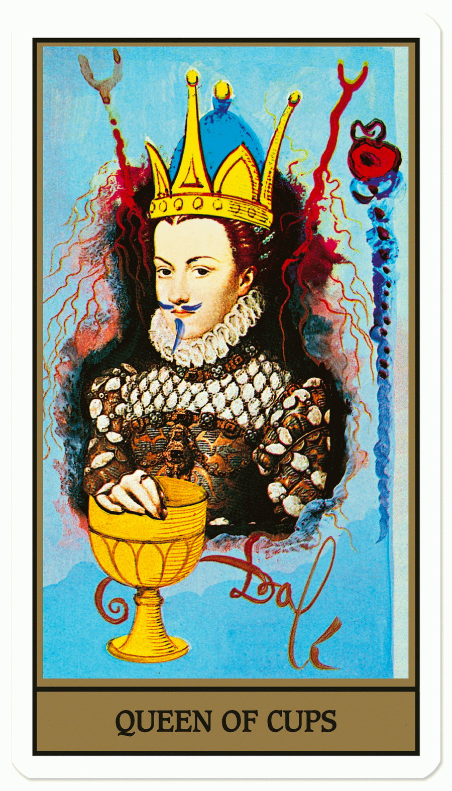 A card from artist Salvador Dalí's Limited Edition Tarot Deck 