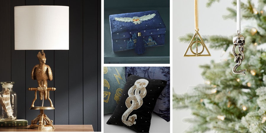 A few standout pieces from PB Teen's new line of Harry Potter decor.