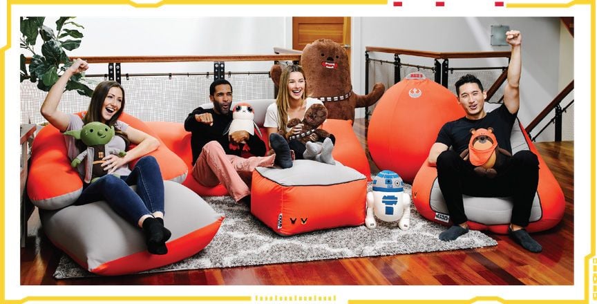 Rebel Alliance Beanbags featured in Yogibo's new Star Wars-inspired furniture collection