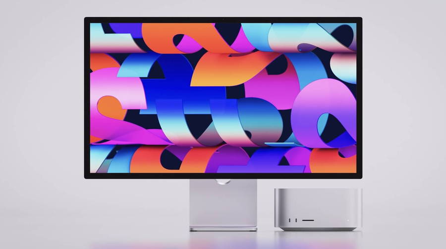 Mac Studio computer and Studio display, recently revealed by Apple at their 2022 