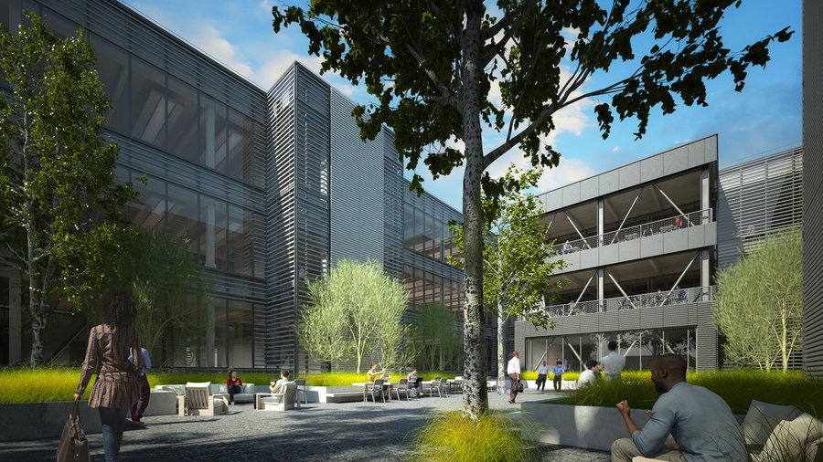 The Orange County Sanitation District Headquarters, one of four winning projects for WoodWork's new California-based mass timber competition.