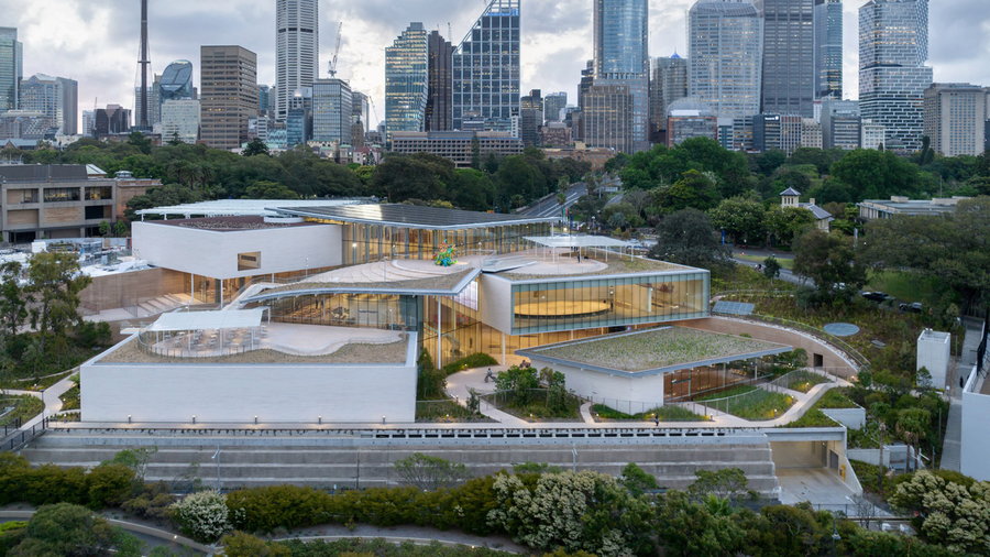 The SANAA-designed Sydney Modern project, a sprawling addition to the city's Art Gallery of New South Wales.