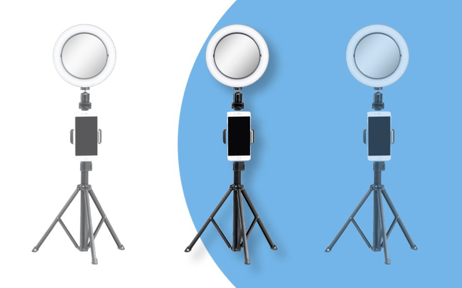 UBeesize Ring Light With Tripod Stand