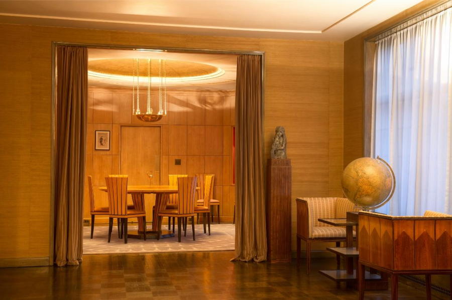 Inside the beautifully restored Saarinen House
