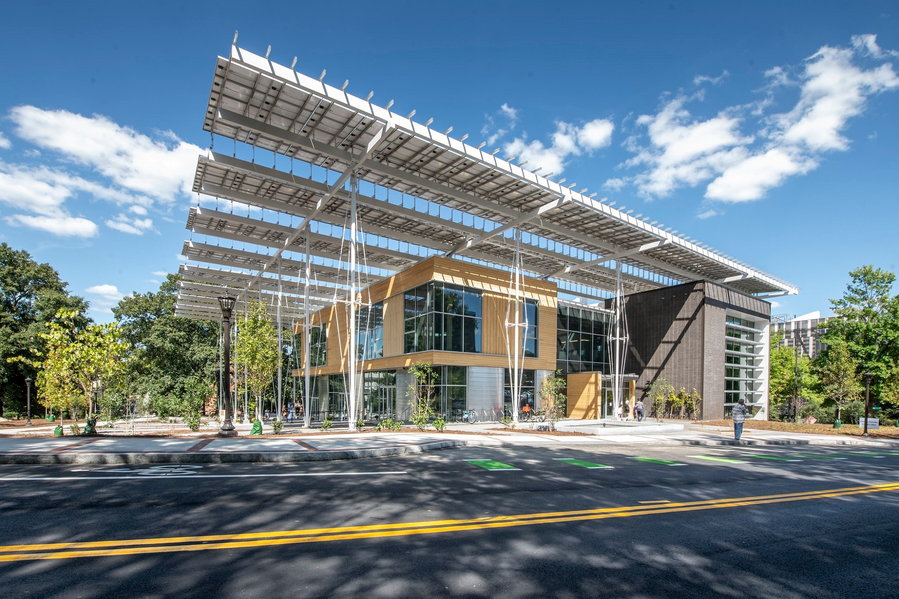 Georgia Tech's new, ultra-sustainable Kendeda Building.