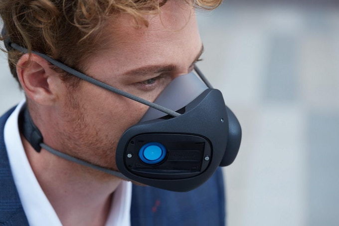 The high-tech ATMOBLUE face mask brings increased comfort and performance to the standard N95 design.  