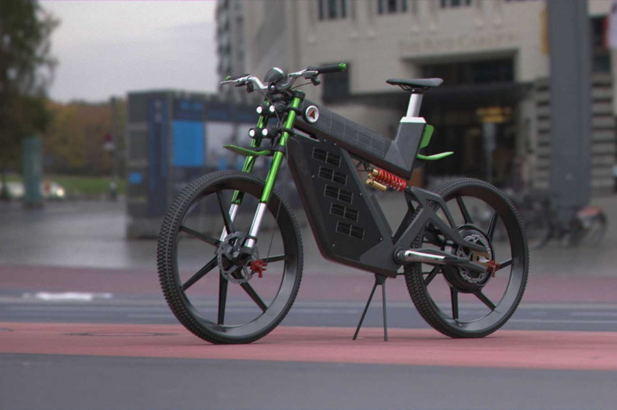 The compact Terra E-Bike featured in Daymak's new Avvenire collection.