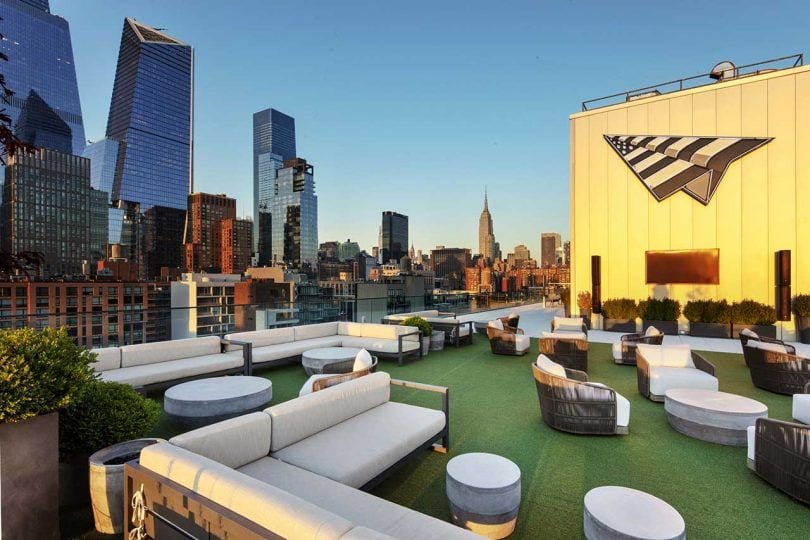 Rooftop Patio for JAY-Z's new Roc Nation offices in New York City