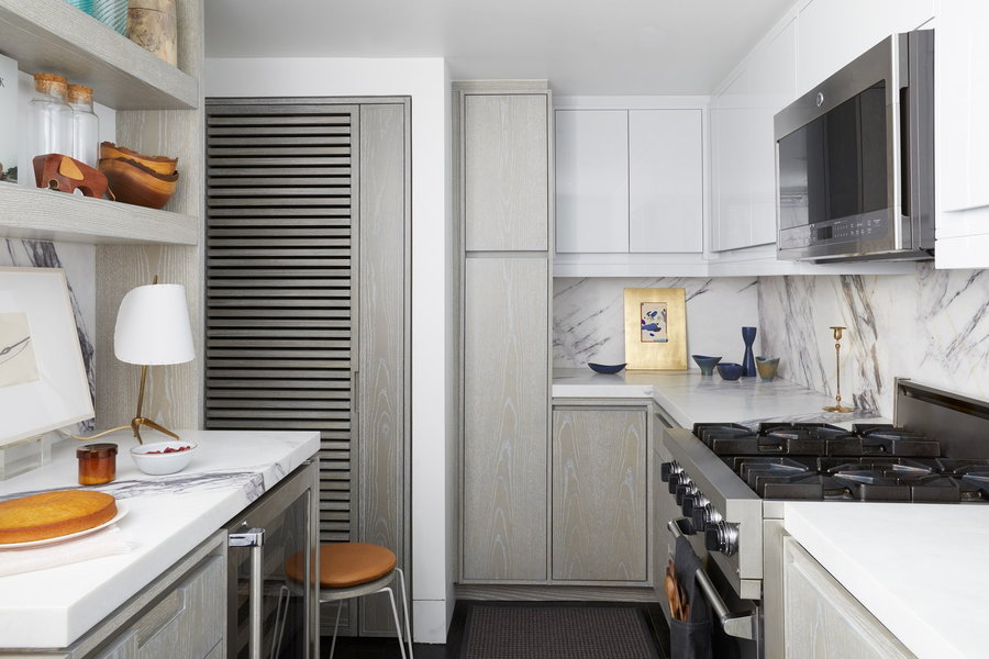 A sleek renovated NYC kitchen from designer Diego Rincon.