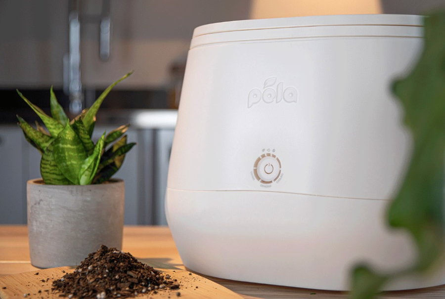 The Lomi countertop composter from Pela makes quick work of your food waste. 