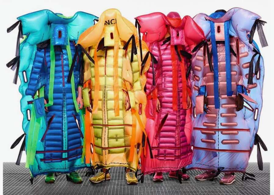 Craig Green's ultra-puffy, insect-like Moncler Puffer Jackets.