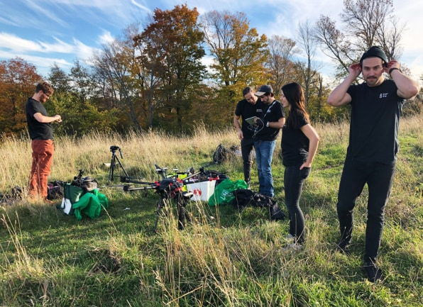Flash Forest employees test the drones and collect data in under-forested areas outside Toronto.