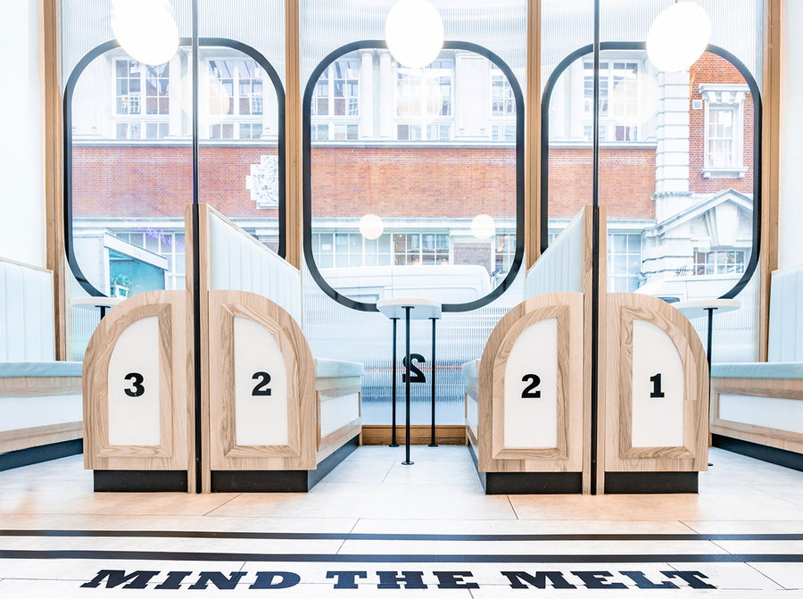 The Instagram-friendly Milk Train ice cream shop, located in London's Covent Garden