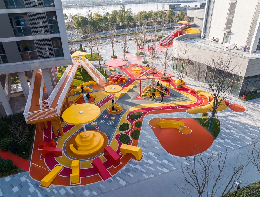 100 Architects' Magma Flow Park in Ningbo, China.