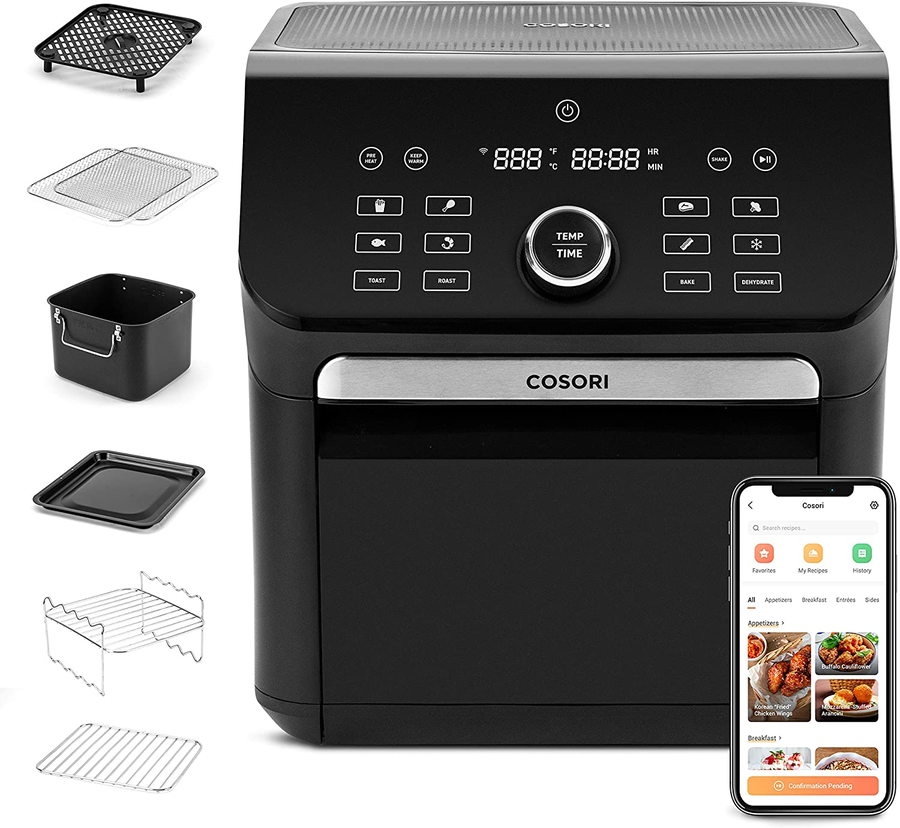Cosori 14-in-1 Smart Large Air Fryer Oven, available on Amazon.