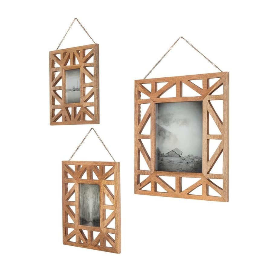 Home Decorators Collection Wooden Geometric Picture Frames