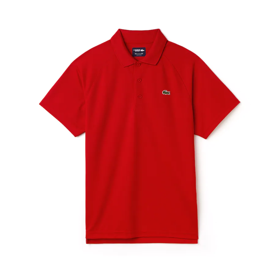 Lacoste Men’s Sport Short Ultra Dry Raglan Sleeve Polo Shirt
