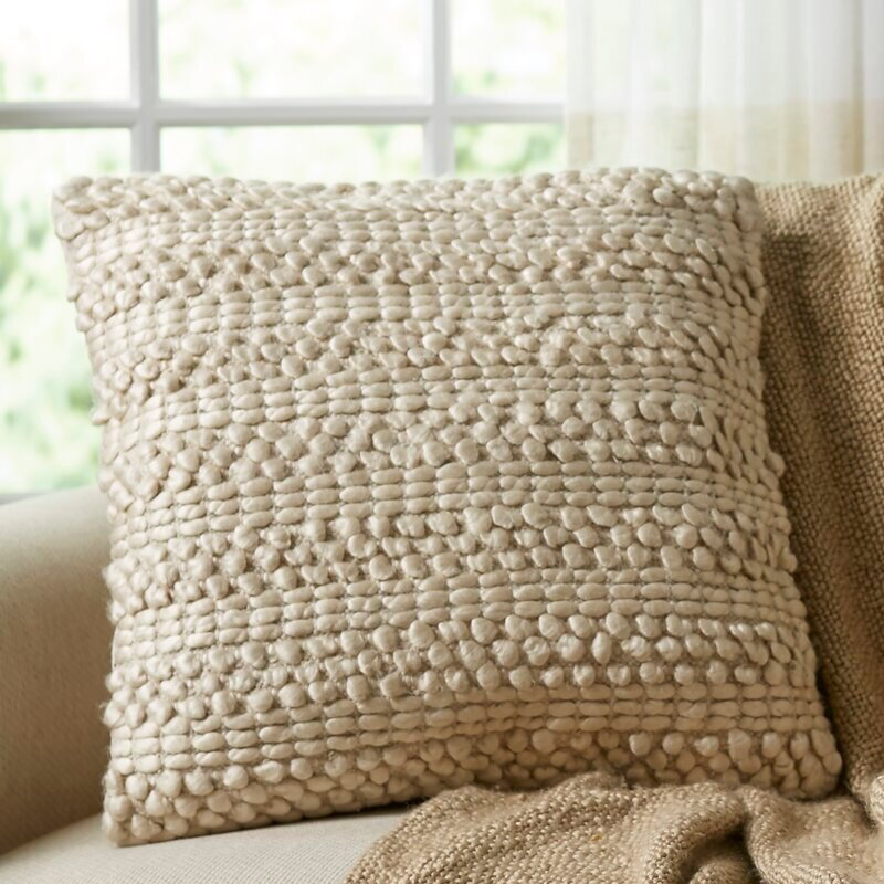 Alysa Square Pillow Cover and Insert from Wayfair