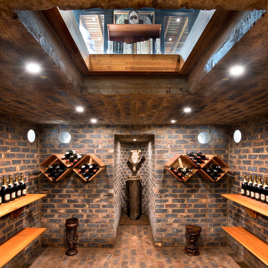 The picturesque cellar inside the House of the Big Arch is every wine enthusiast's dream. 