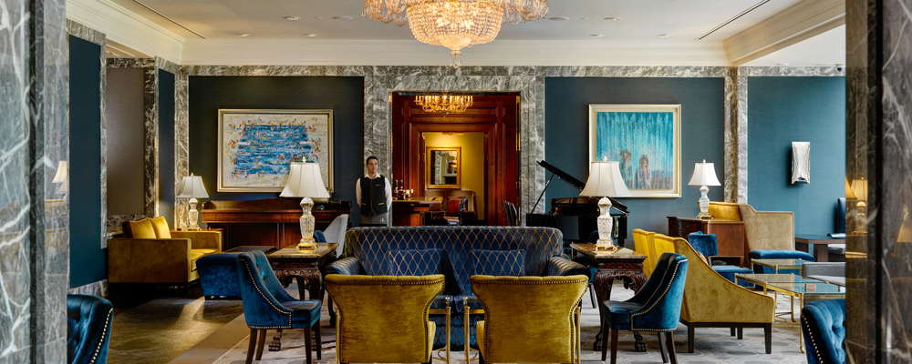The central position and effortless style of The Lobby Lounge makes it the perfect venue for all-day dining.