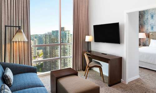 Image of a one bedroom premiere suite. Image of a one bedroom premiere suite.