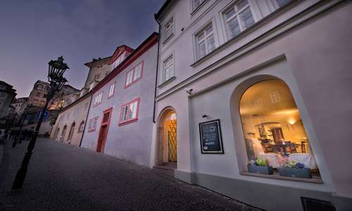 Hotel building by night