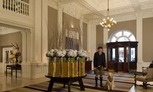 The Balmoral lobby The Balmoral lobby