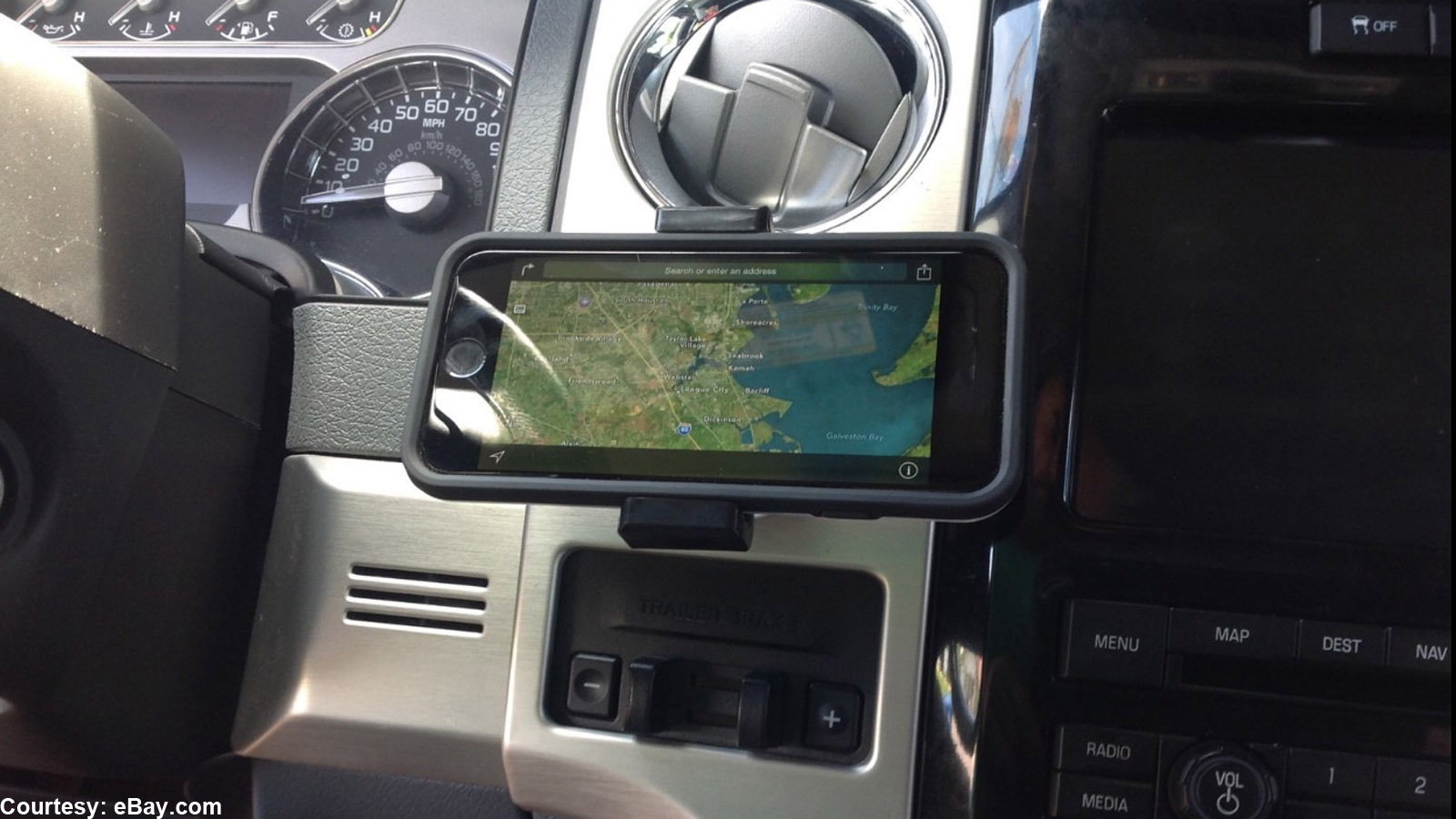 F150 coin deals holder phone mount