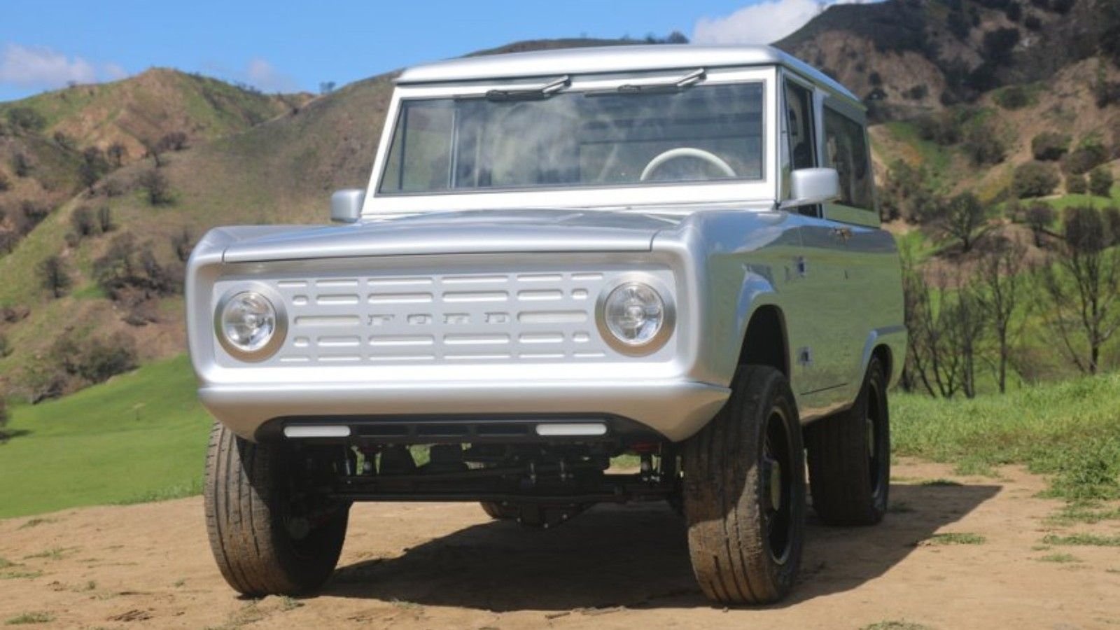 Restored Ford Bronco Gets AllElectric Powertrain Fordtrucks