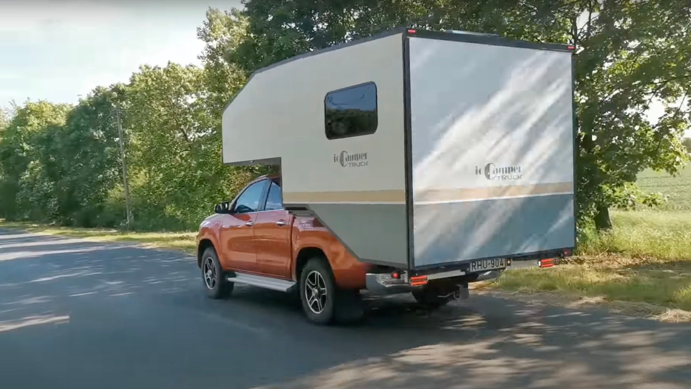 Amazing BedMounted Camper Transforms Into Much Larger Space Fordtrucks