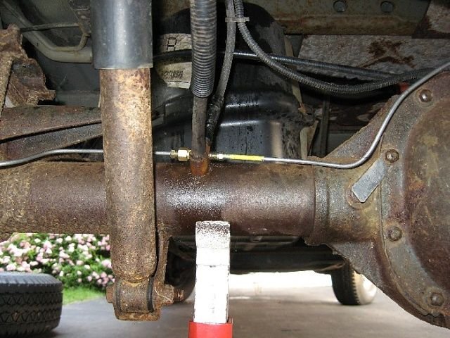 Ford f250 rear brake line replacement #8