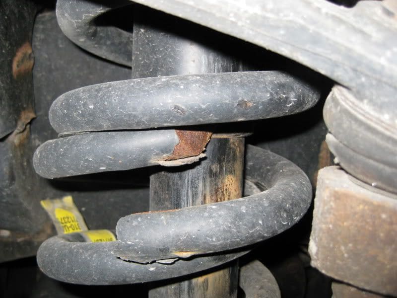Ford fiesta front coil springs broken #8