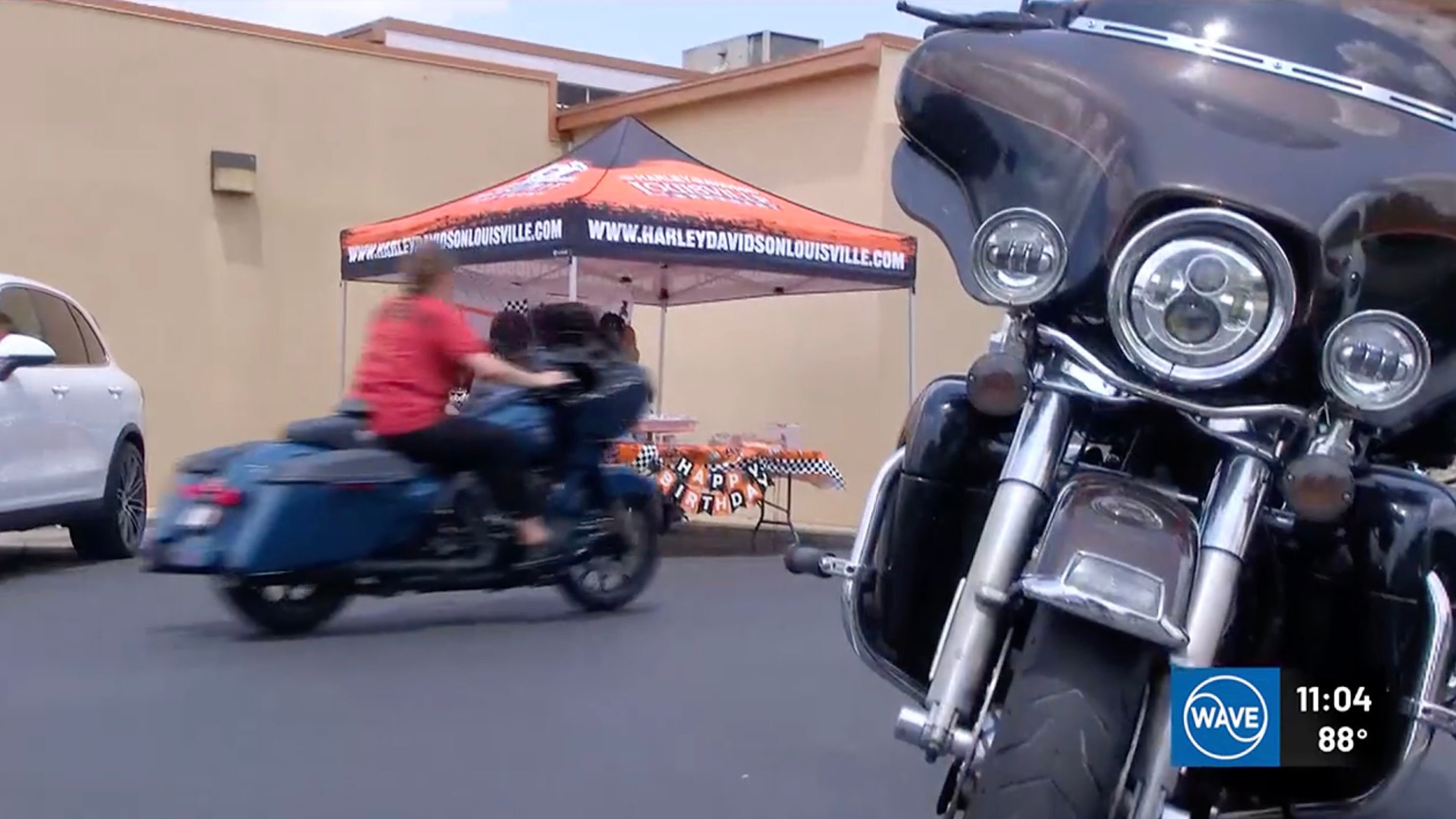 HarleyDavidson Dealer Throws Party for SevenYearOld Megafan Hdforums