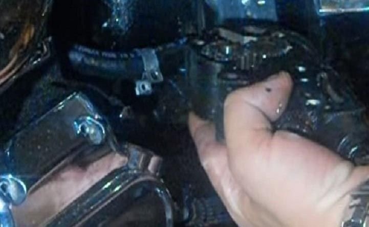 Harley Davidson Softail removing oil pump
