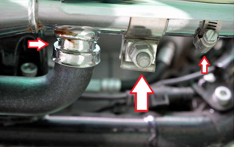 Proper alignment of crossover pipe to muffler