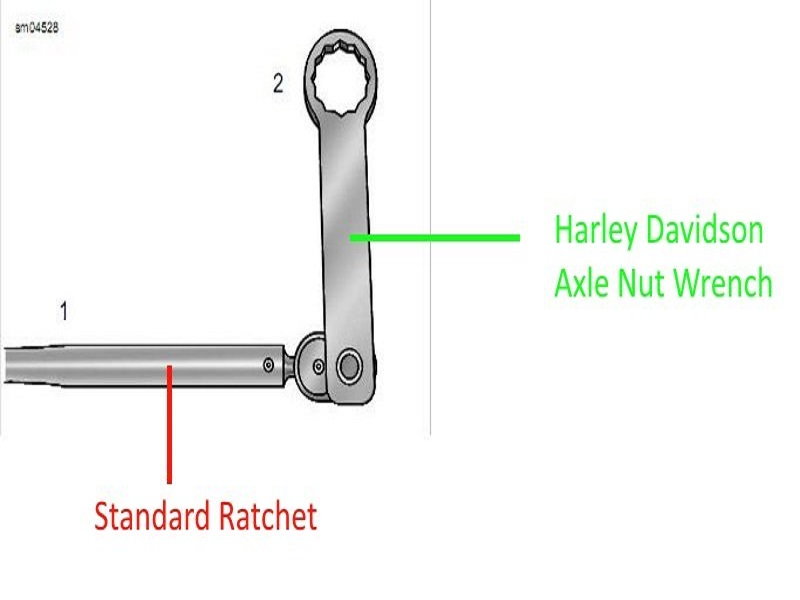 drive belt wrench with regular ratchet