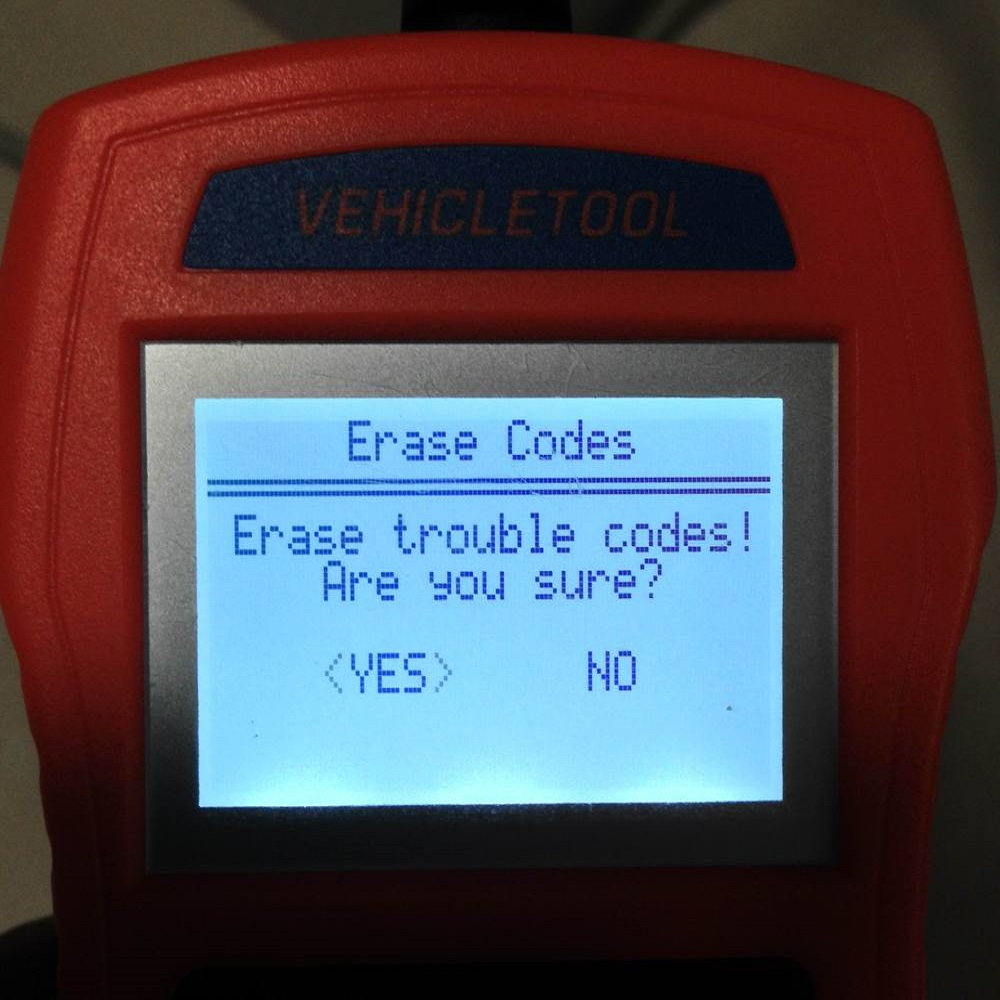 Erasing fault codes