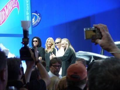 Gene Simmons and Shannon Tweed at SEMA13 Ford press conference