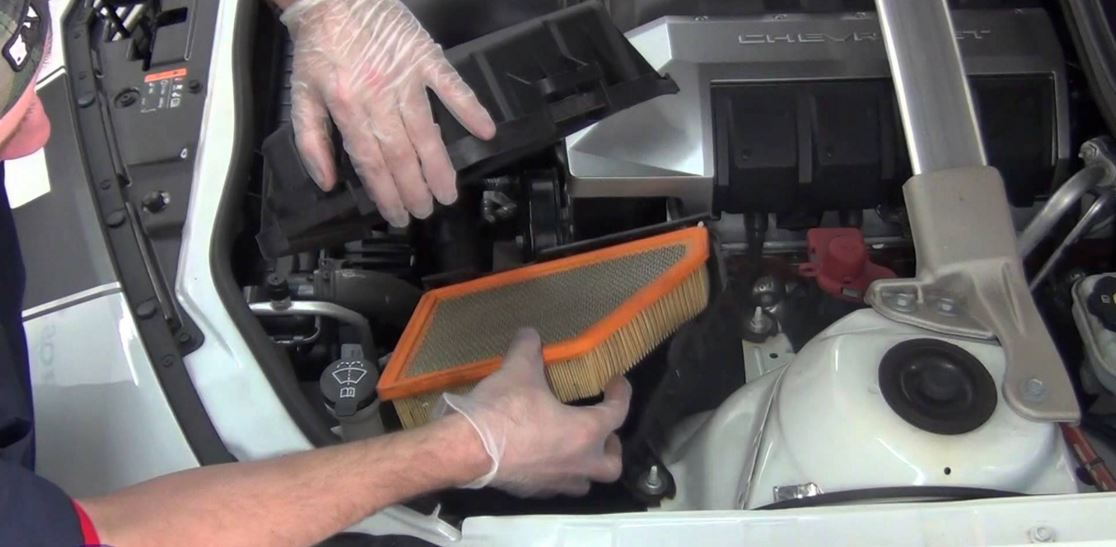 Replacing a dirty air filter improves fuel economy.