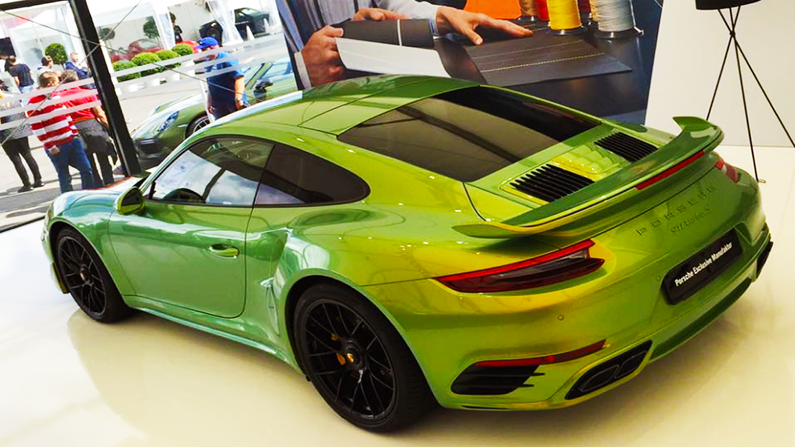 Olive Green Porsche